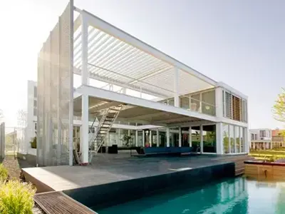 Edifícios pré -fabricados de casas de estrutura de aço leve