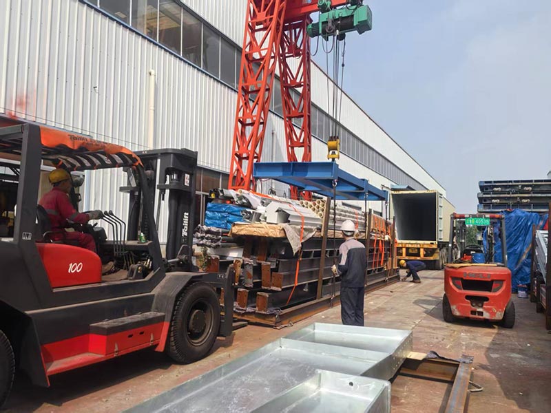 Estruturas de aço da Guiana enviadas com sucesso, facilitando novas jornadas de construção no exterior