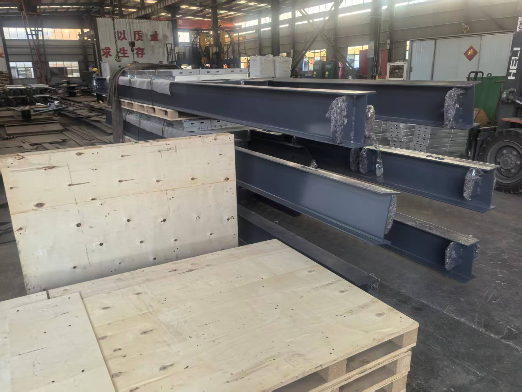 Liweiyuan Steel Structure conclui exportação de armazém de estrutura de aço para a Noruega, em breve será enviado