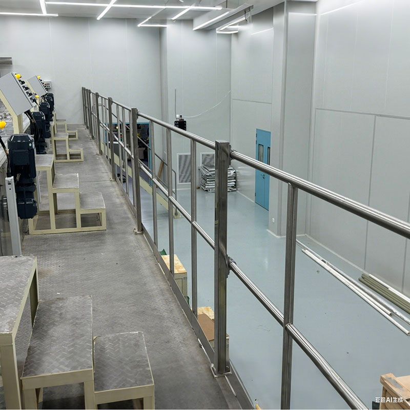 Plataforma de aço para equipamento